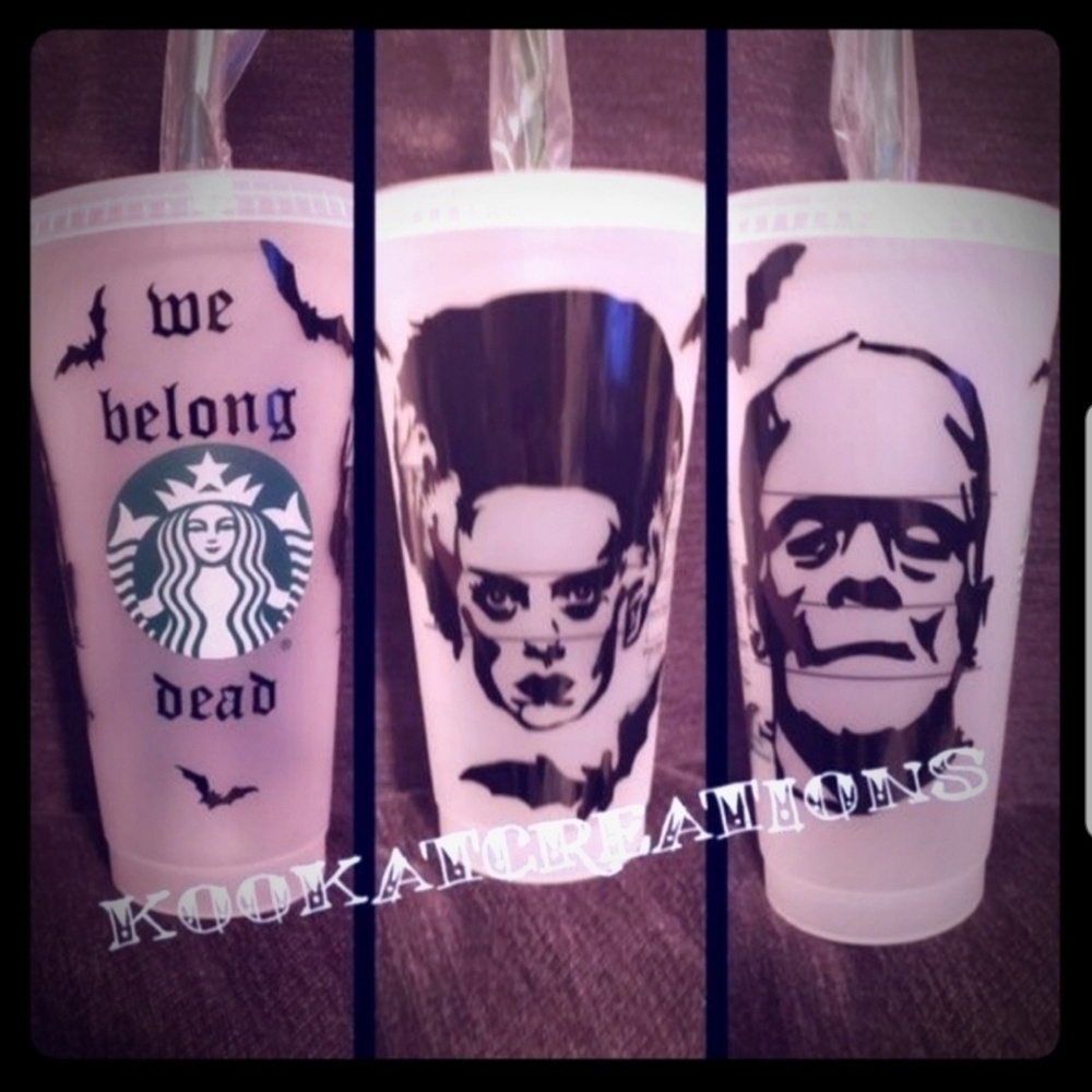 Frankenstein Starbucks Venti cup